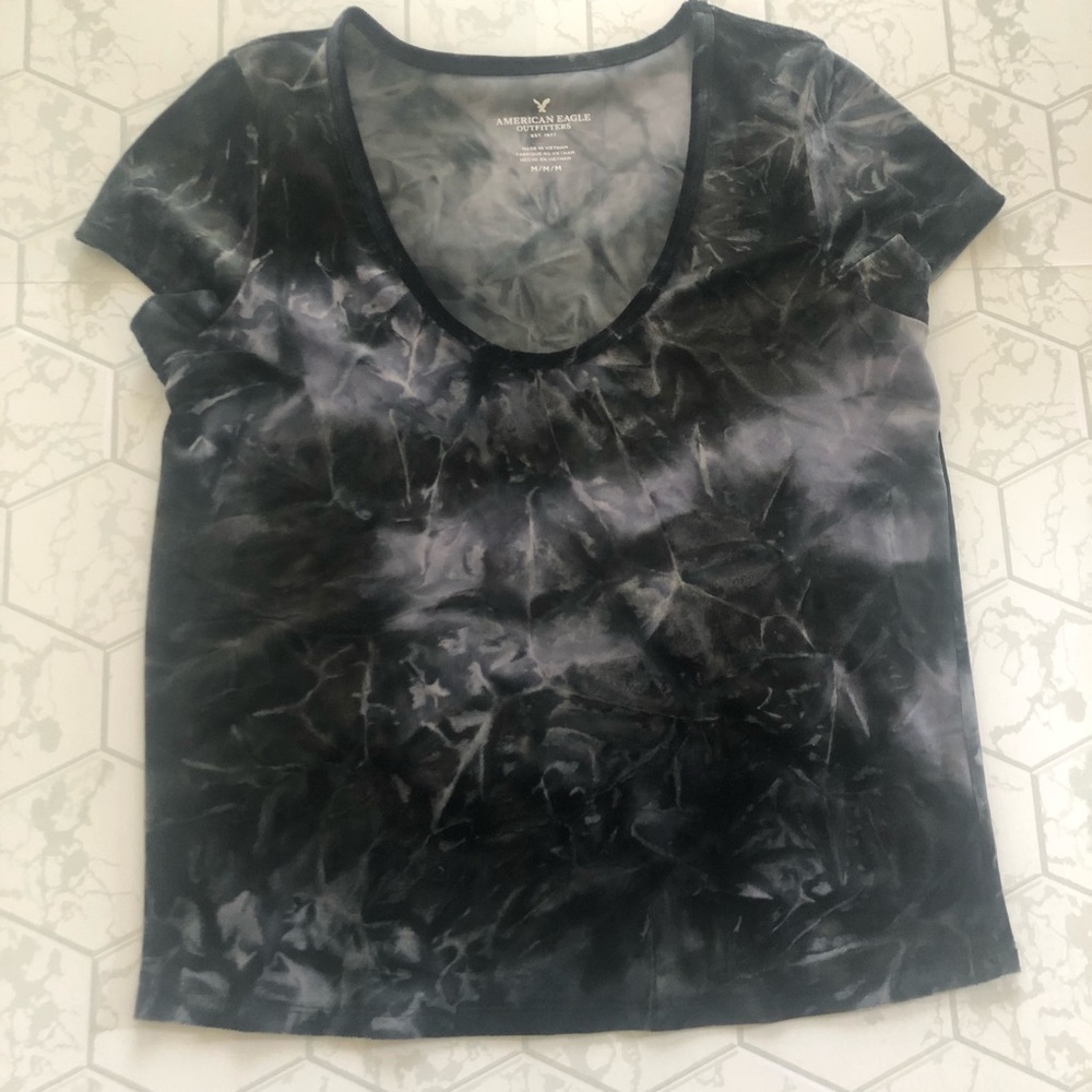 AE Tie Dye Velvet Top